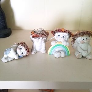 4 Dreamsicles Cherub Figurines